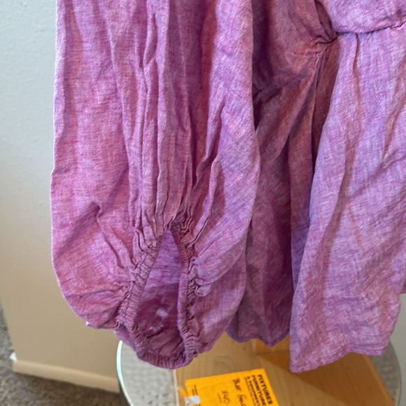 Lane Bryant Crossover Linen/Cotton Top size 20 - Picture 5 of 10